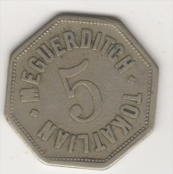 TURQUIE ,TURKEI,TURKEY , MEGUERDITCH ,,TOKATLIAN ,5 NICKEL  OLD ,TOKEN   !!!! - Casino