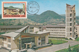 BAIA MARE- TOWH HALL AND COUNTY HALL, CM, MAXICARD, CARTES MAXIMUM, 1979, ROMANIA - Tarjetas – Máximo