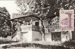 TRADITIONAL WOODEN HOUSE, VILLAGE MUSEUM, CM, MAXICARD, CARTES MAXIMUM, 1963, ROMANIA - Maximum Cards & Covers