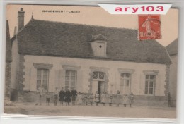 51 - Marne _ Baudement - L´école  ( 857 Hab ) - Autres & Non Classés