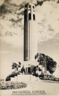 262399-California, San Francisco, RPPC, Telegraph Hill, Memorial Tower - San Francisco