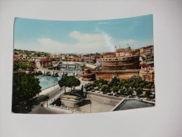 ROMA - Panorama - Tevere E Castel S. Angelo - 1959 - Fiume Tevere