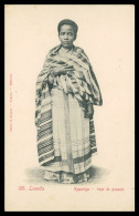 AFRICA - ANGOLA - LUANDA - COSTUMES - Rapariga - Traje De Passeio ( Ed. Osorio & Seabra Nº 198)  Carte Postale - Angola