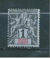 Colonie  Timbres De Grande Comore  De 1897  N°1   Neufs * - Unused Stamps