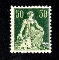 9611  Swiss 1908  Michel #107X*  ( Cat. 13.€ ) - Nuevos