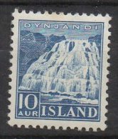 P534.-. ICELAND / ISLANDIA - 1935 . SC#: 193 - DYN JANDI FALLS .-. MNH .  CV:US$ 60.00 - Nuevos