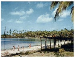 (999) New Caledonia Lifou Island (with Stamp) Beach - Nieuw-Caledonië
