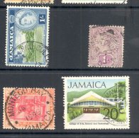 JAMAICA, Postmarks Munro College, Brown's Town, Montego Bay, Mandeville - Jamaica (...-1961)