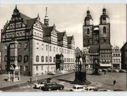 Wittenberg - Markt Mit Rathaus Und Blick Zur Stadtkirche - Wittenberg