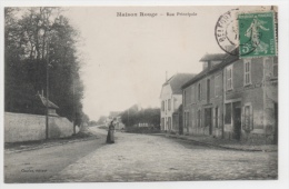 77 SEINE ET MARNE - MAISON ROUGE Rue Principale - Autres & Non Classés