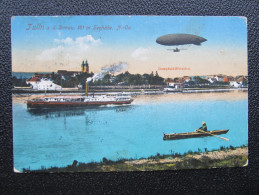 AK TULLN Schiff Zeppelin Collage Ca.1915 /// D*19098 - Tulln