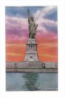 CPA E.U- NEW YORK - STATUE OF LIBERTY AT SUNRISE - Statue De La Liberté