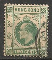Timbres - Grande-Bretagne (ex-colonies Et Protectorats) - Hong Kong -  1904-1909 - 2 Cents - - Ongebruikt