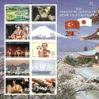 Turkey; 2010 Japan Year In Turkey Souvenir Sheet - Neufs