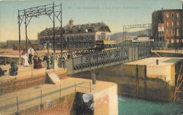 Le Tréport - Le Pont Tournant - Carte LL Colorisée N°97 Non Circulée - Le Treport