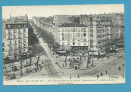 CPA 633 Bis Vue Panoramique Rue Des Pyrénées, Avenue Gambetta Et La Place XXème Collection FLEURY - Arrondissement: 20