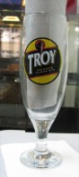 AC - TROY BEER GLASS # 2 BEER GLASS FROM TURKEY - Cerveza