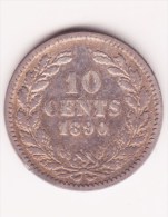 @Y@  NEDERLAND  10 Cent 1890     (2943)   Prachtig Patina - 1849-1890: Willem III.