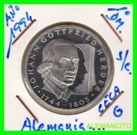 ALEMANIA  - BRD  - MONEDA DE 10 DM  PLATA  S/C  AÑO 1991-G - Conmemorativas