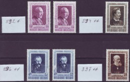 892 / 897 ** / * - LOT Sur La Série - Cote 134,00 Euro - Unused Stamps