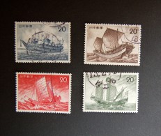 Japon - 1975 Japanese Ships - 4 Stamps - Usados