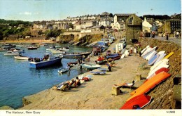 DYFED - NEW QUAY - THE HARBOUR  Dyf197 - Cardiganshire