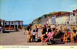 DYFED - ABERYSTWYTH - PROMENADE AND BAND STAND Dyf228 - Cardiganshire