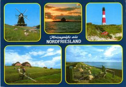 Friesland - Mehrbildkarte 7  Nordfriesland - Nordfriesland