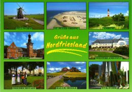 Friesland - Mehrbildkarte 8  Nordfriesland - Nordfriesland