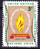 UN New York - Menschenrecht/human Right/droit De L'homme (Mi.Nr.: 136)  1963 - Gest. Used Obl. - Used Stamps