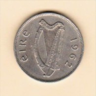 IRELAND  6 PENCE 1962 (KM # 13a) - Irlande