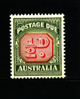 AUSTRALIA - 1958  POSTAGES DUES  1/2 D  NO WMK  DIE I  MINT NH  SG D132 - Strafport