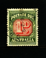 AUSTRALIA - 1958  POSTAGE  DUES  1d  NO WMK  DIE II  FINE USED  SG D133a - Segnatasse