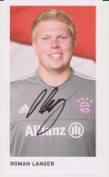 Original Autograph Card Roman Langer - FC Bayern München Frauen - Women Team Co-Trainer - Handtekening