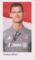 Original Autograph Card Thomas Wörle - FC Bayern München Frauen - Women Team Coach - Authographs