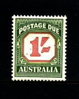 AUSTRALIA - 1958  POSTAGES DUES  1/  NO WMK  DIE II  MINT NH  SG D140a - Portomarken