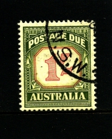 AUSTRALIA - 1958  POSTAGE   DUES  1/  NO WMK  DIE II  FINE USED  SG D140a - Postage Due