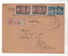 Brief Algerien, Frankreich, Alger Nach Wien - Lettres & Documents