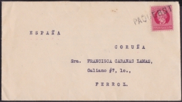 NA-69 CUBA 1917 MAXIMO GOMEZ. PAQUEBOT COVER TO FERROL GALICIA SPAIN IN 1930. - Covers & Documents