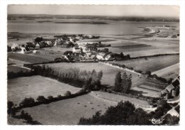 CPSM - ILE D'ARZ - VUE AERIENNE DES VILLAGES DE KERVIO ET DU LAN - N/b - Ann 50 - Unique ! - - Ile D'Arz