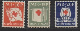 P594.-. FINLAND / FINLANDIA. 1930. SC # : B2 - B4 - MNH- RED CROSS  .-. CV: US $ 11.00 - Service