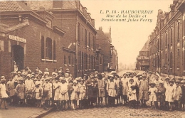 NORD  59  HAUBOURDIN    RUE DE LA DEULE ET PENSIONNAT JULES FERRY - Haubourdin