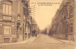 NORD  59  LA MADELEINE LES LILLE   LA RUE FAIDHERBE - La Madeleine