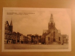 Geeraardsbergen Grammont Geraardsbergen Groote Markt En Hoofdkerk - Geraardsbergen