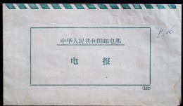 CHINA CHINE CINA  1966 BEIJING TELEGRAPH & COVER - Lettres & Documents