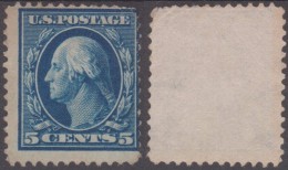 Etats-Unis 1911 Scott 378. Filigrane USPS Lettres Simples. George Washington, Neuf Sans Gomme - Unused Stamps