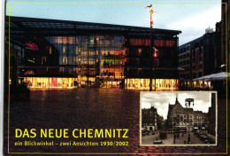 Chemnitz - Der Neumarkt In Richtung Kronenstraße - 2002/1930 - Chemnitz