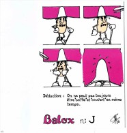 ILLUSTRATEUR /   NEMOS  1985   / "      ILL 349  " BALOX      CPSM 10 X 1588 - Andere Zeichner