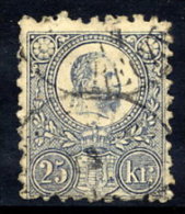 HUNGARY  1871  25 Kr.blue-violet, Used.  Michel 13a - Oblitérés