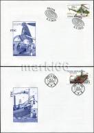 Czech Republic - 2013 - Historical Transportation - Helicopter And Steam Boat - FDC Set - FDC
